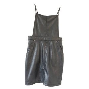 H&M Faux Leather “Jumper” Dress